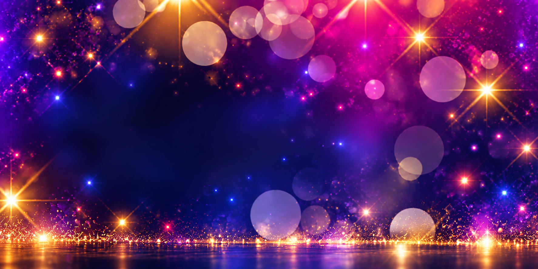 Glamorous Cosmic Celebration Backdrop