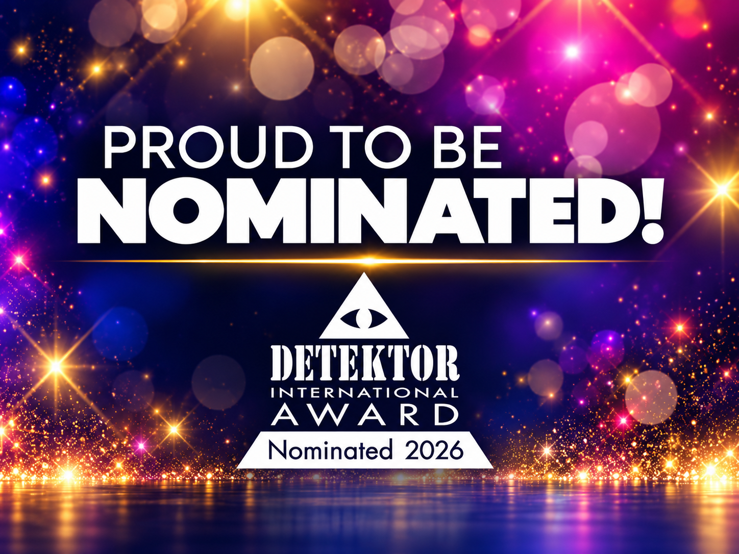 Glamorous Detektor Award Nomination Poster