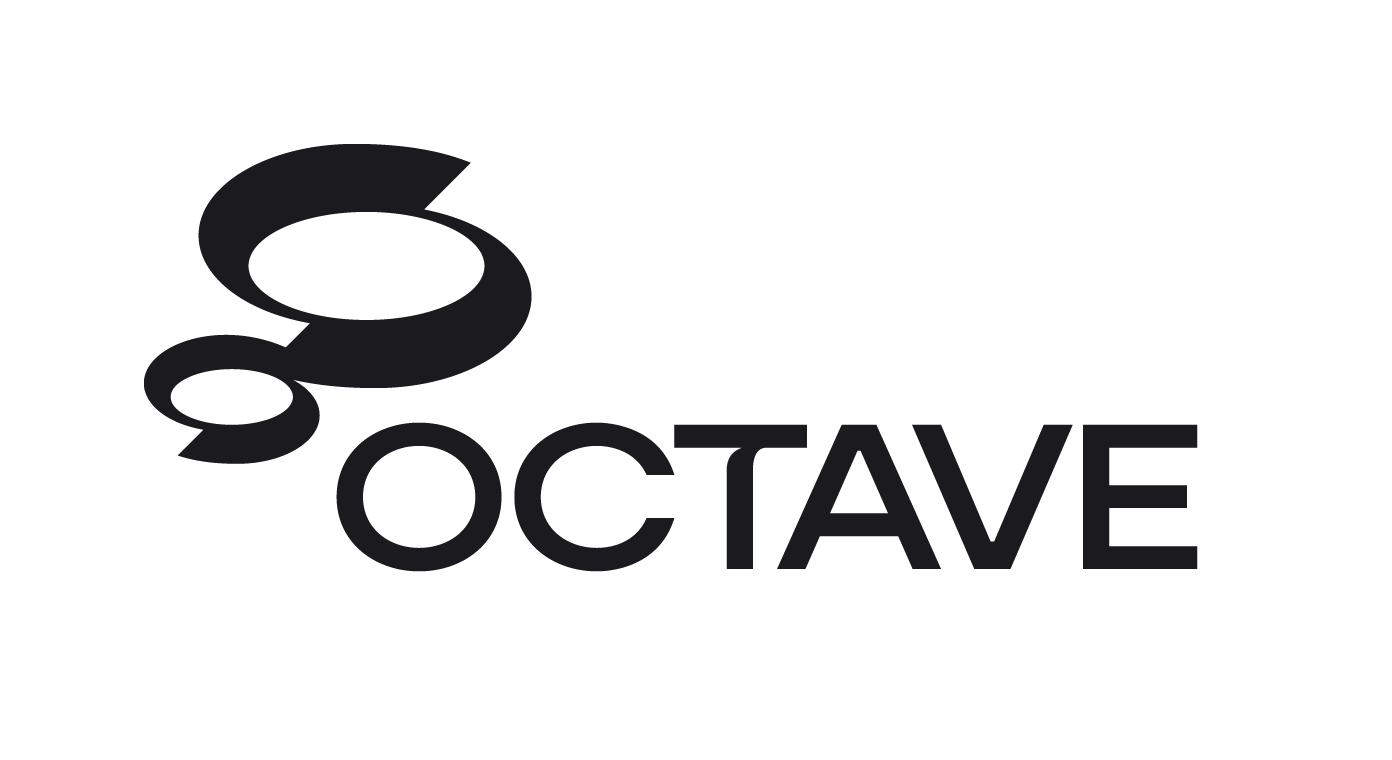 Octave logo secondary rgb black