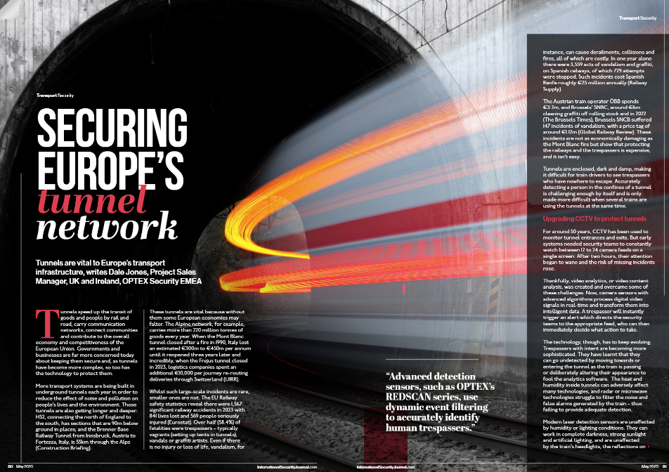 Securing Europes tunnel network