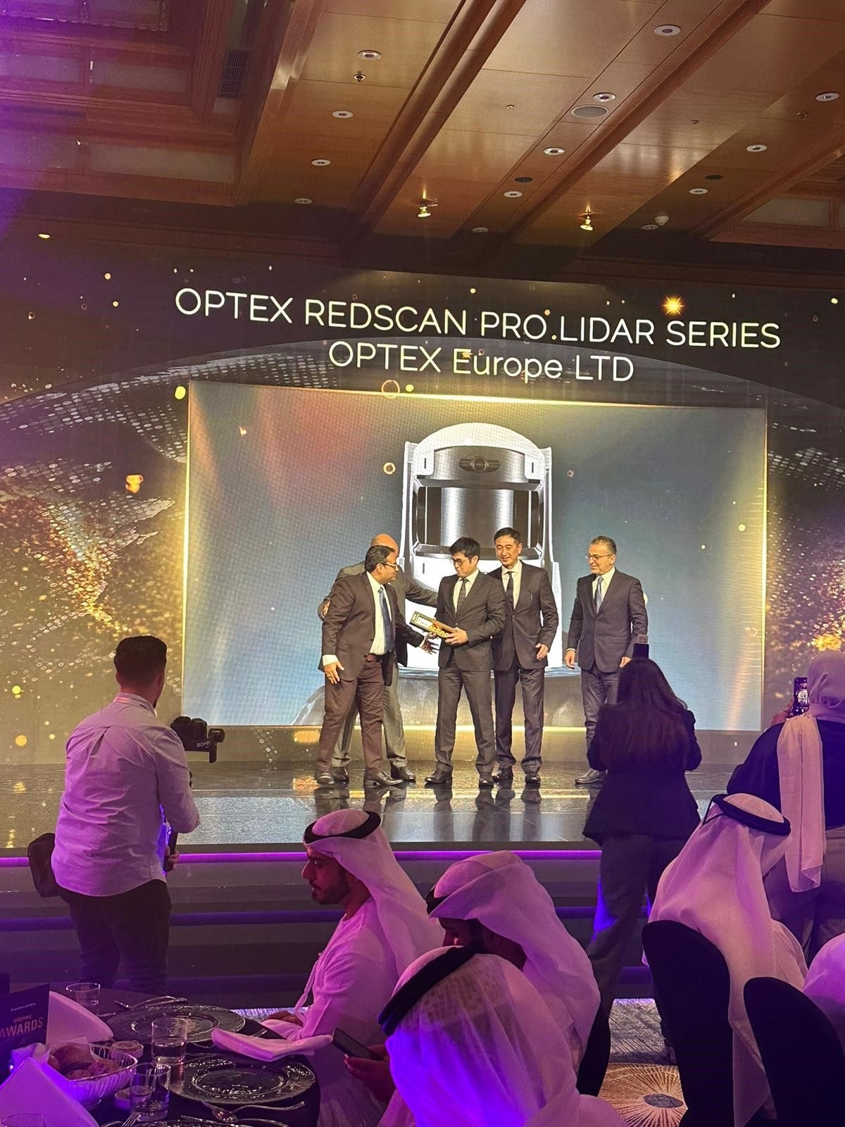 Optex intersec 2023 awards redscan pro