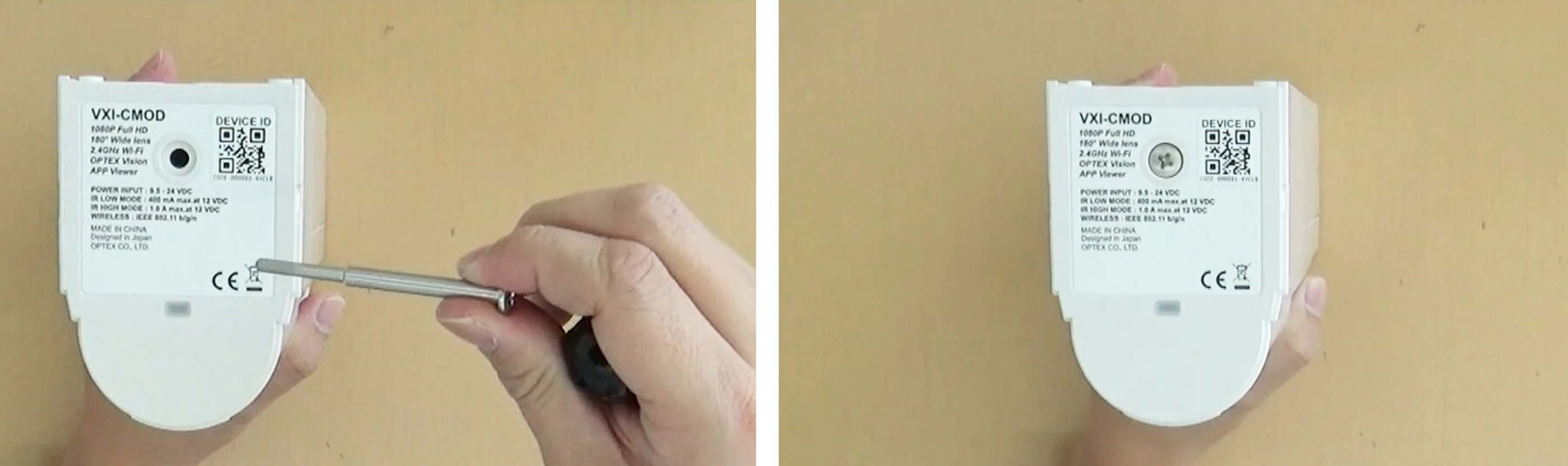 Optex cmod installation step 8