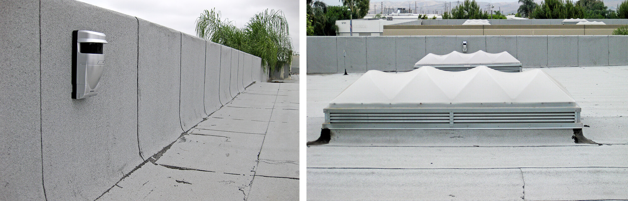 Optex roof intrusion detection lidar