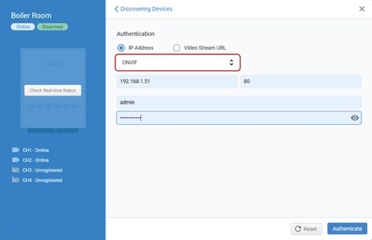 Optex tech tip how to use bridge onvif step1
