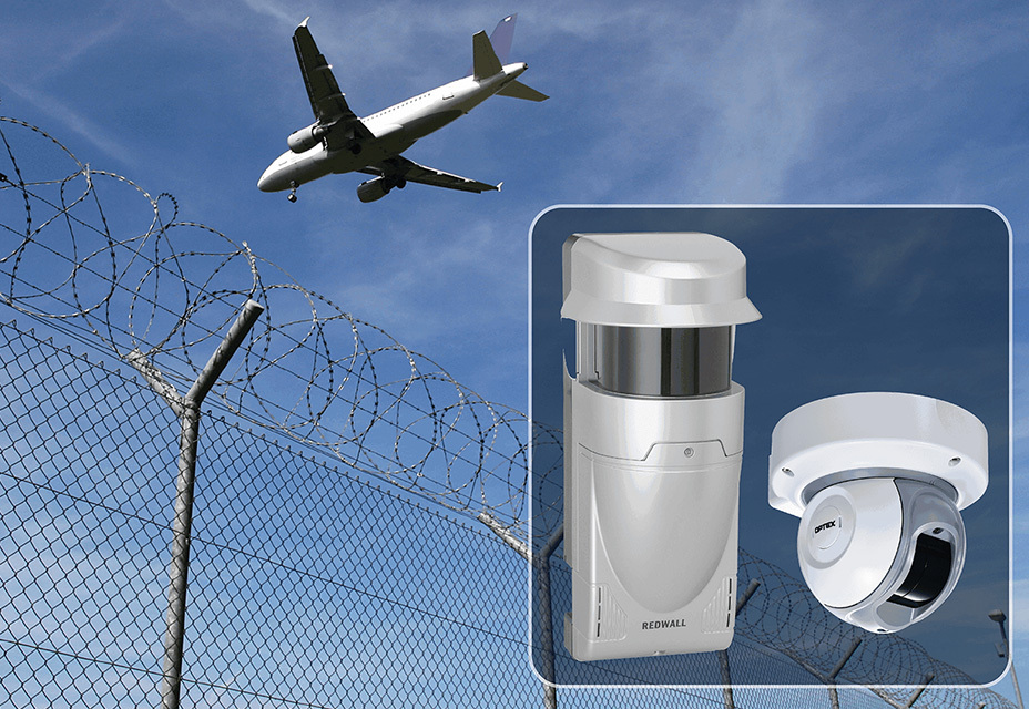 Optex airport security lidar redscan