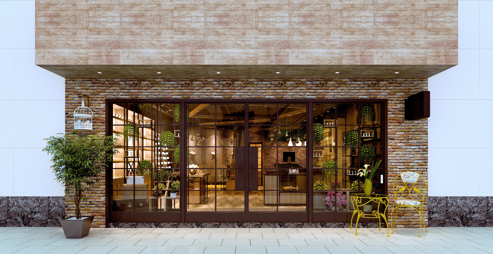 Optex FTN curtain detection Retail boutique store