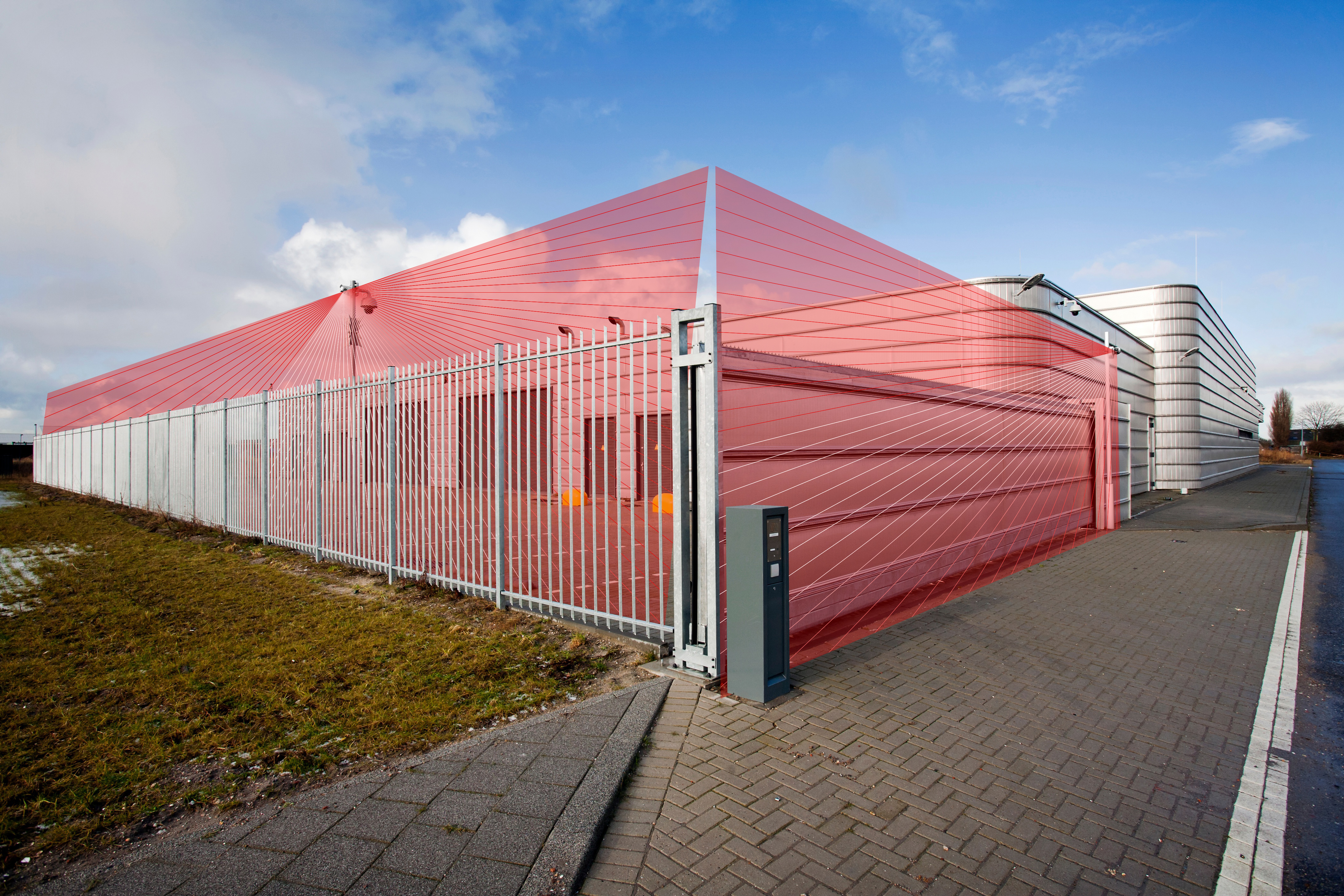 Optex redscan pro redscan mini pro perimeter gate